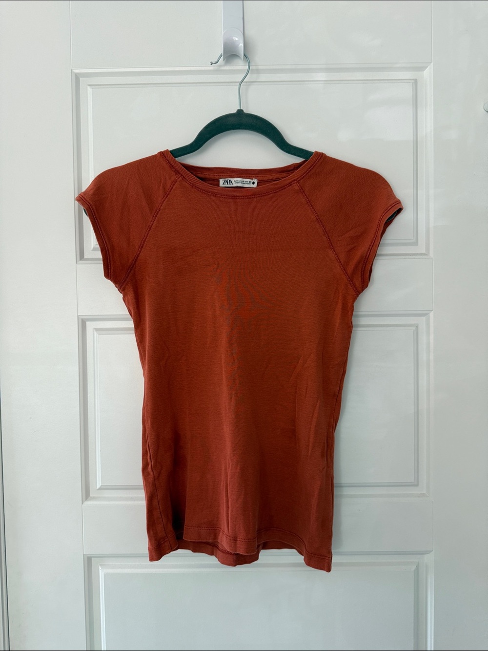 Zara Women's Rust Short Sleeve Tee